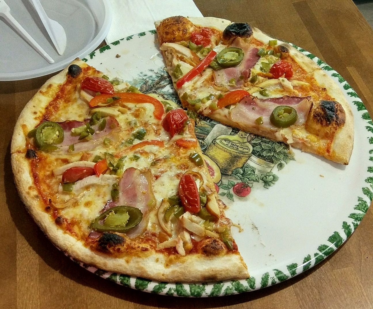 фотография пиццы в кафе фото 10