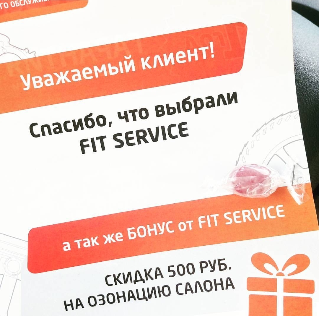 Бонусная карта fit service