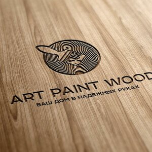 Art paint wood