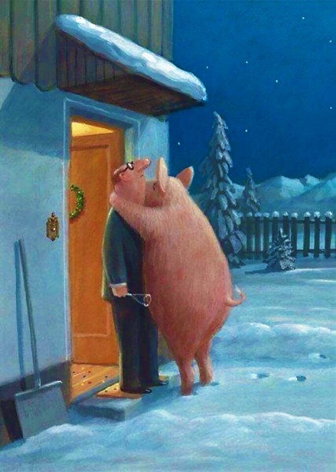 Днем рождения, открытка я скоро приду