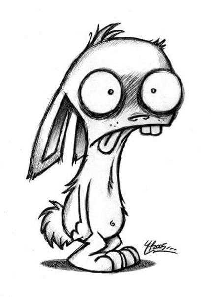 Смешные рисунки срисовывать легкие и смешные