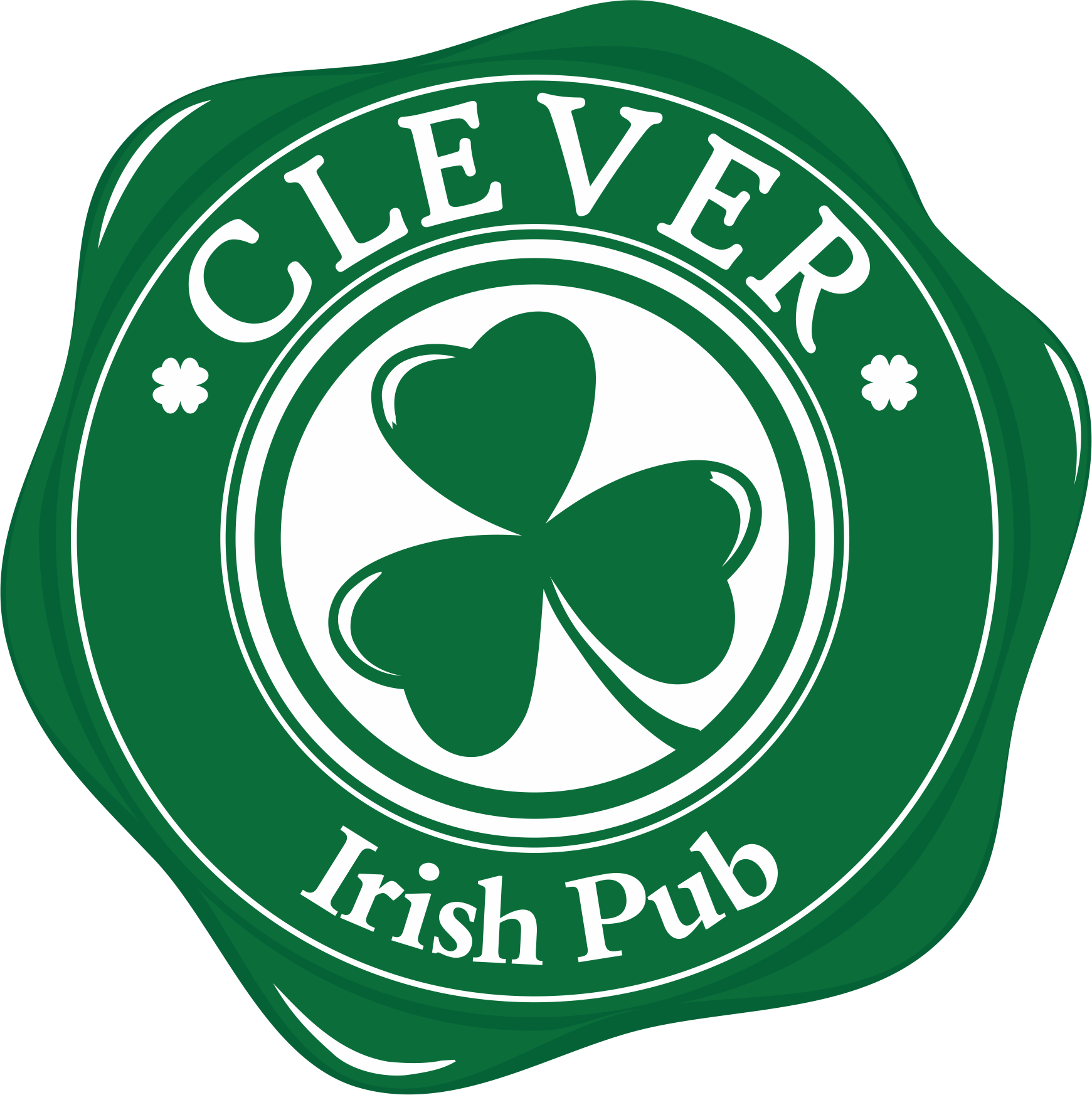 Клевер томск. Irish pub Clever (Клевер). Ирландский логотип. Клевер логотип. Логотип трилистник.