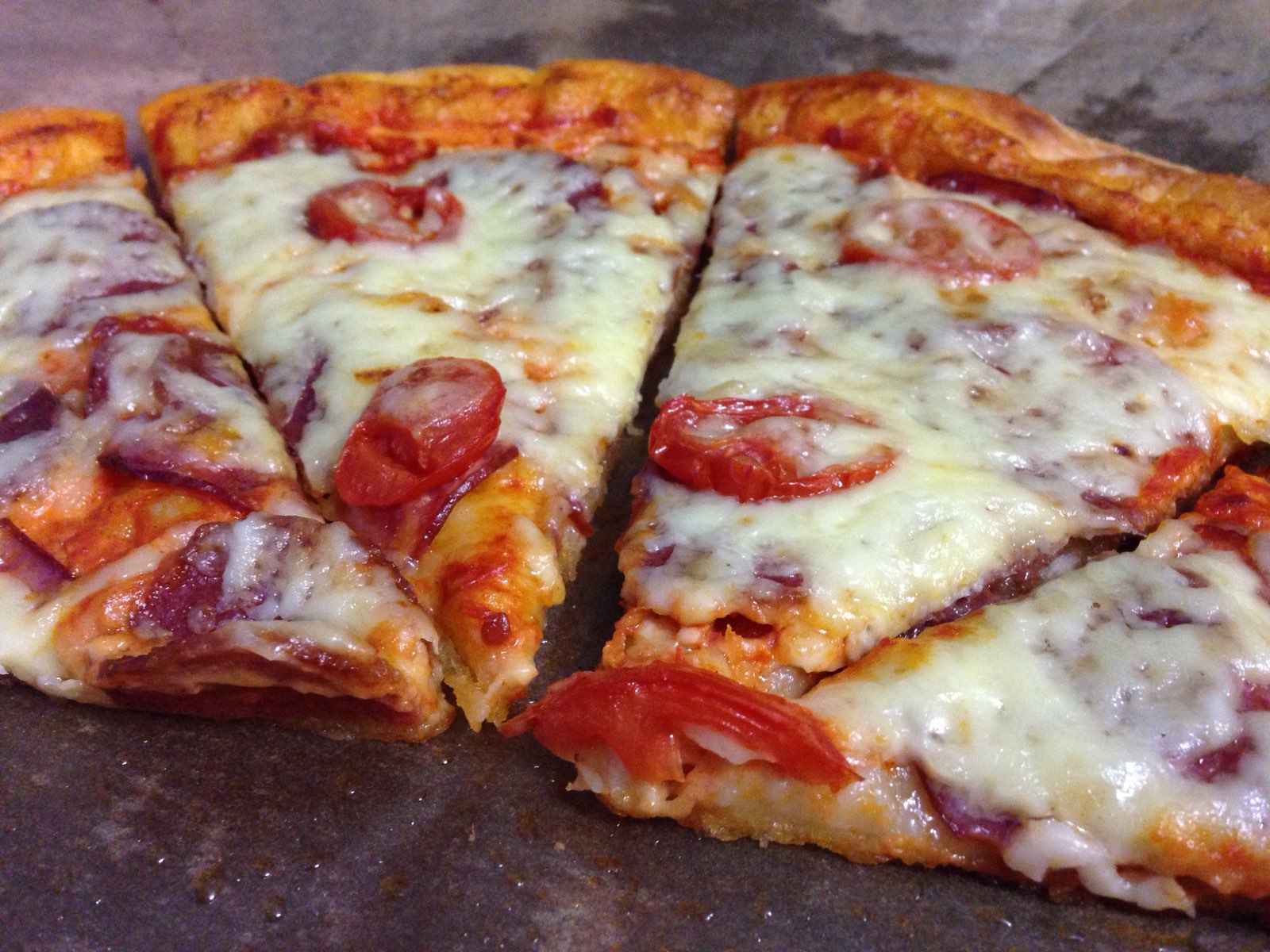 быстрая пицца в духовке на майонезе и кефире фото 99