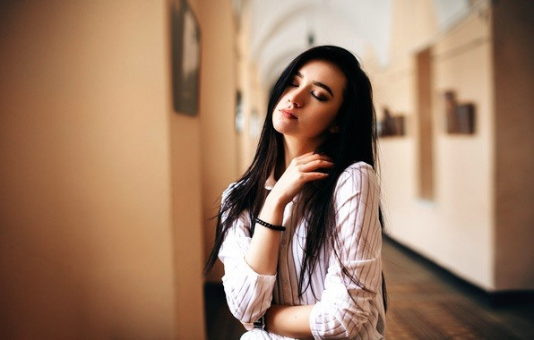Herunterladen hintergrundbild angelina petrova, schönheit, schöne frau, photomod