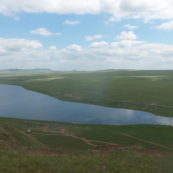 Вид на базу сверху.