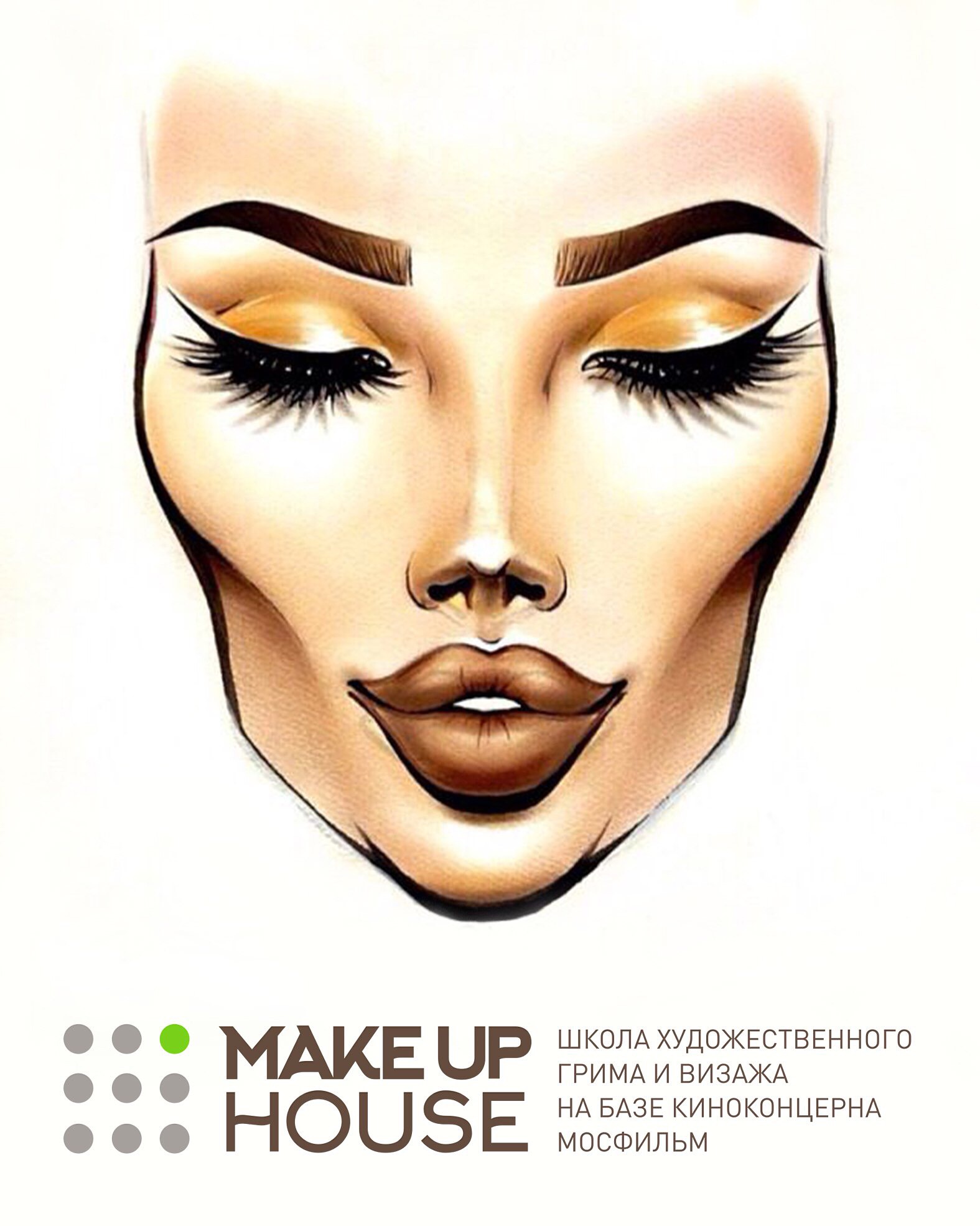 Face Chart для визажистов Mac