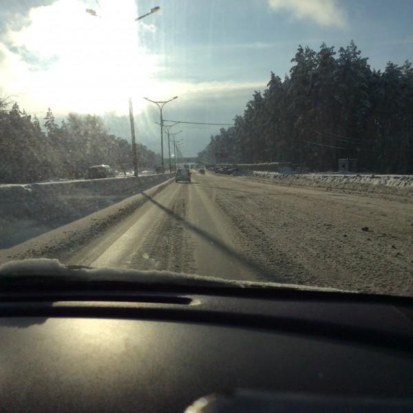 Вот так оперативно чистим дороги да? Второй день снегопада бердское шоссе