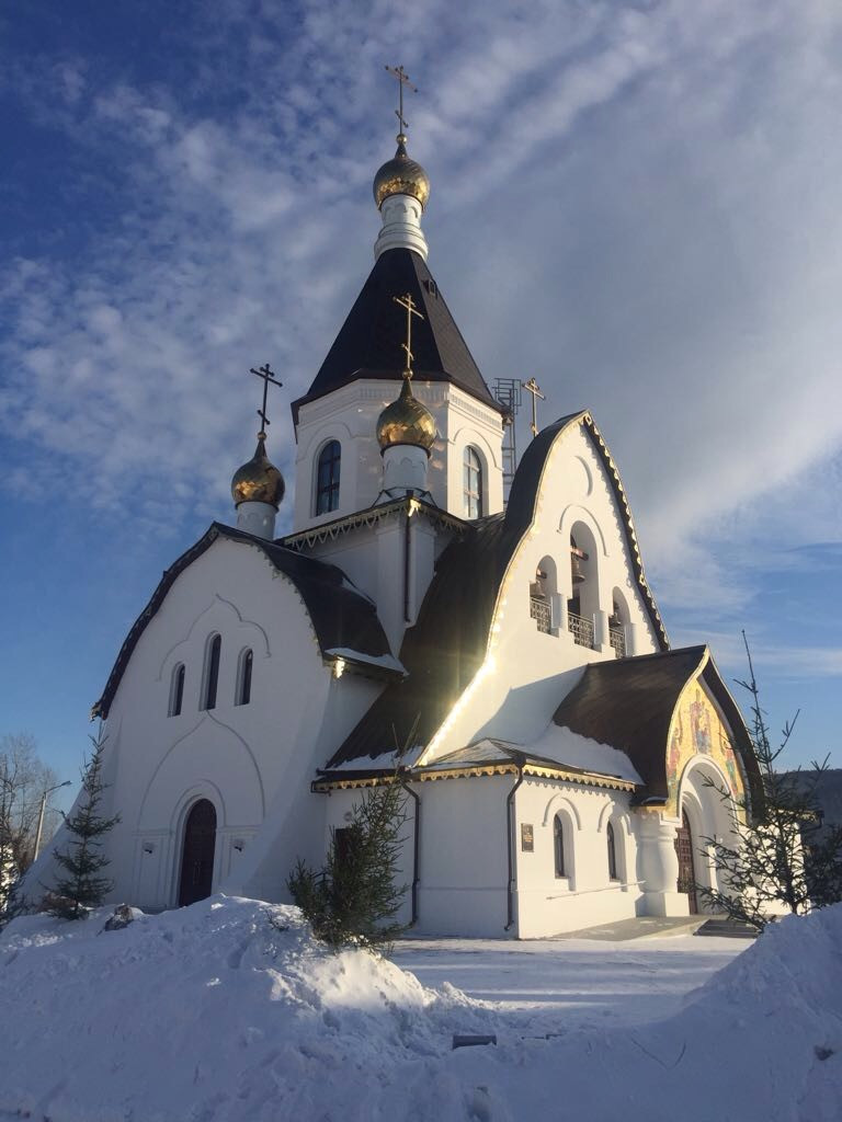 Мужской монастырь в красноярске на удачном фото