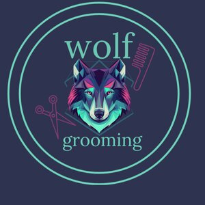 Wolf grooming