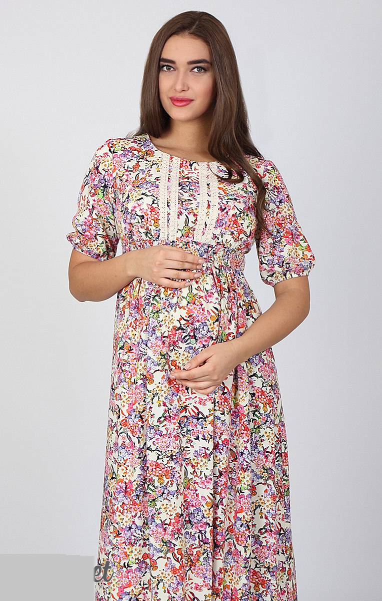 Платье для беременных из штапеля