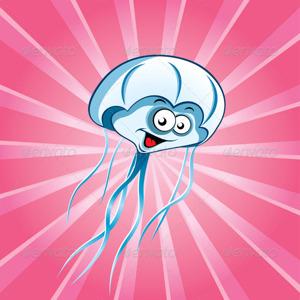 Весёлая медуза