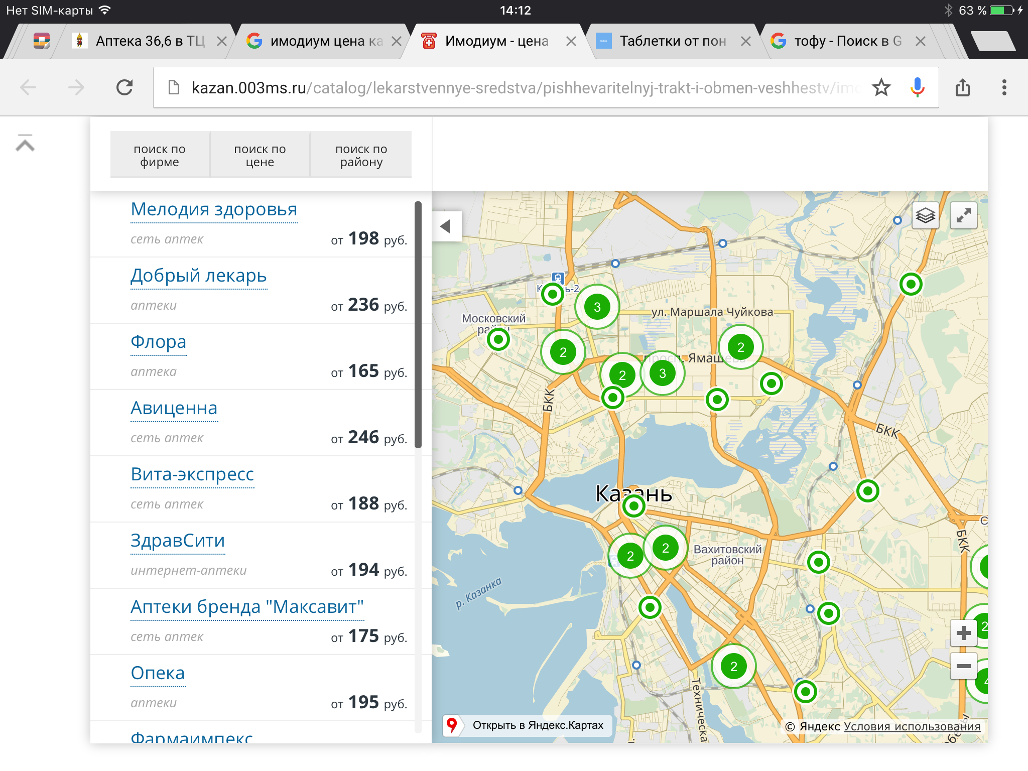 Все аптеки карта