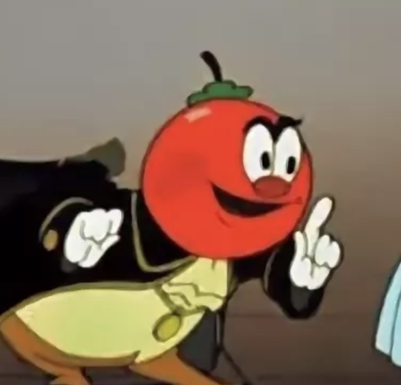 Сеньор помидор из чиполлино фото