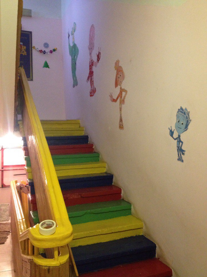 Оформление лестниц в детском саду фото современные идеи