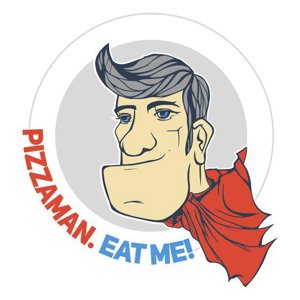 Pizzaman.Eat me!