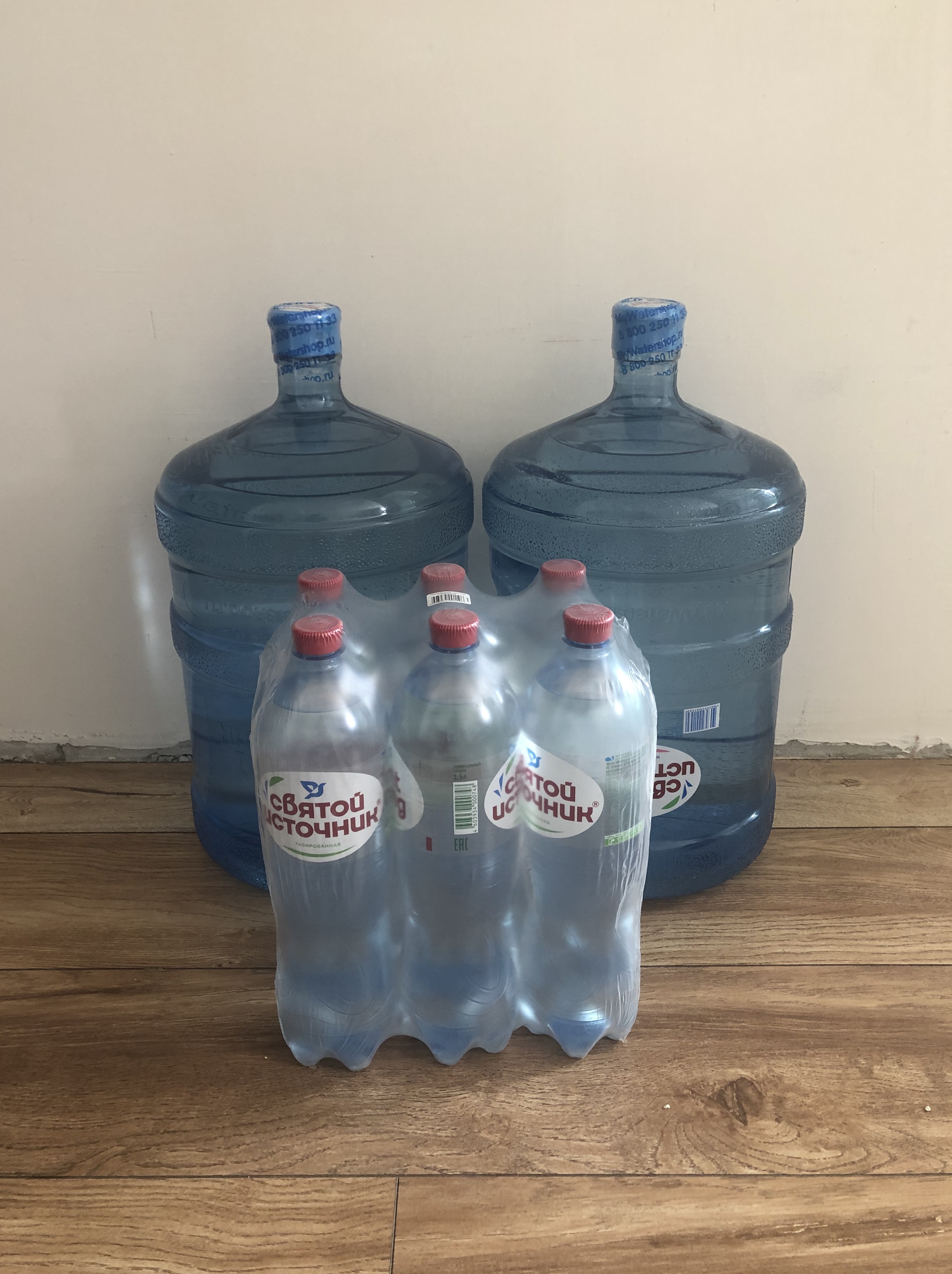 My water shop. ООО Минеральные воды. Доставка воды Святой источник Томск.