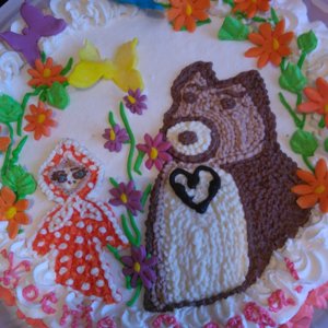 Торт Маша и медведь: сладкий и яркий торт по мотивам любимого мультфильма