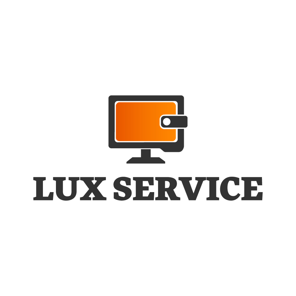 Люкс сервис. "Kalina Lux service" logo.