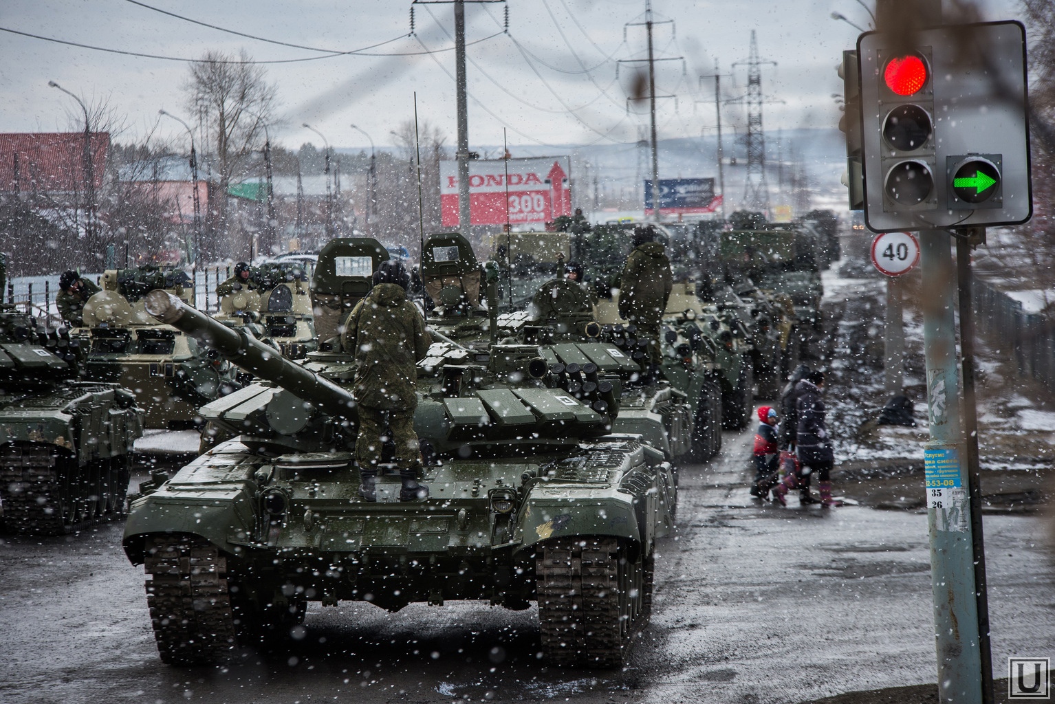 Фото Колонны Танков