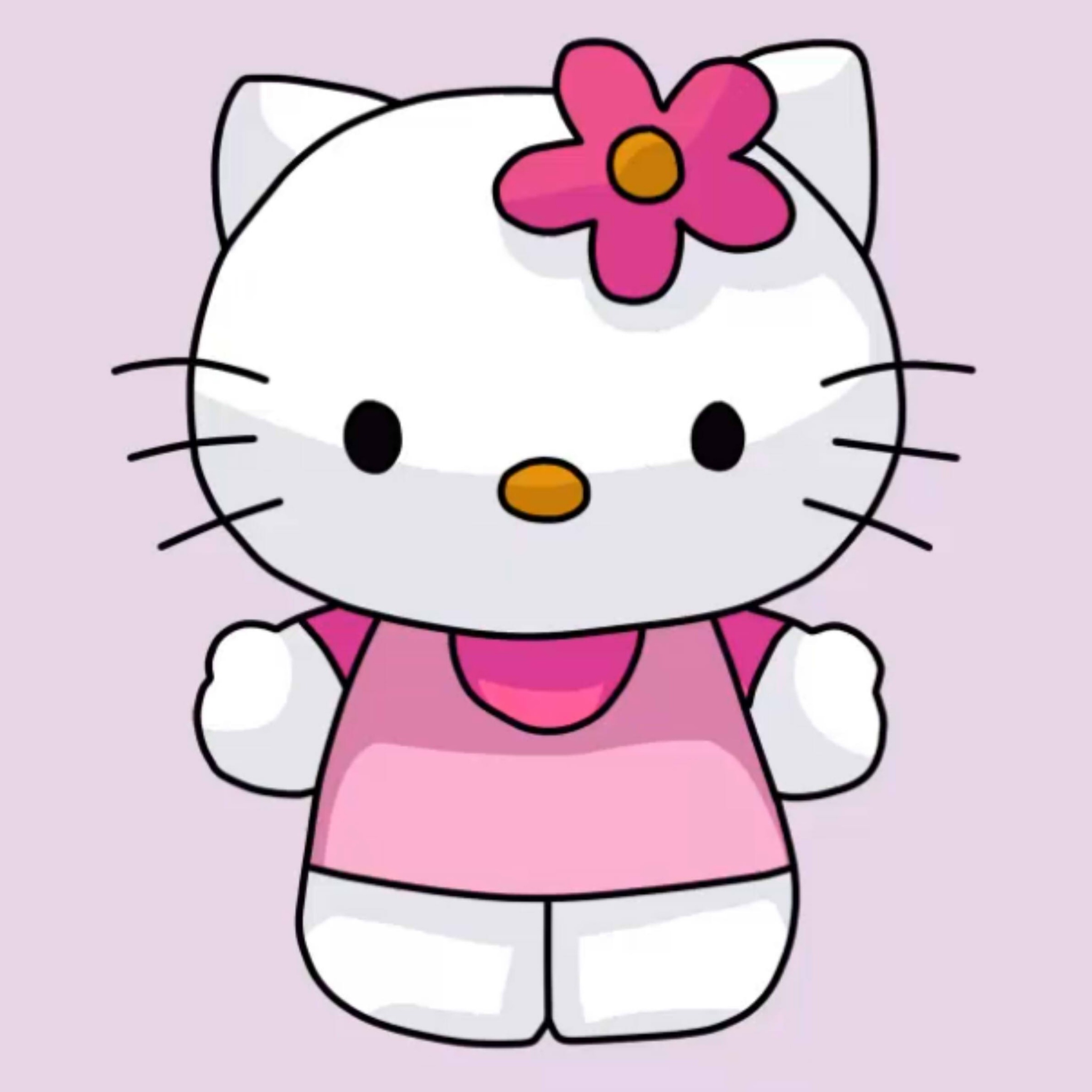 Как нарисовать маленькую hello kitty