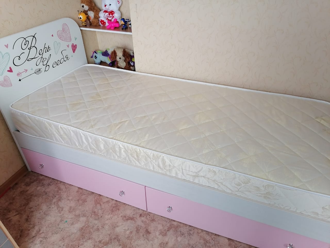 кровать детская малибу кр 10 с ящиками