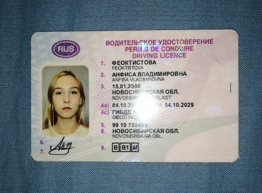 Проголосовать по водительскому удостоверению. Ву Новосибирск.